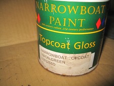 Narrow boat paint OLD TIN Top