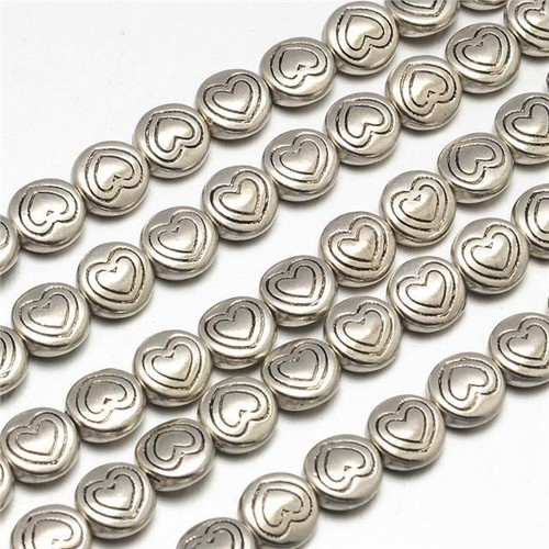 Tibetan silver flat round - silver,
