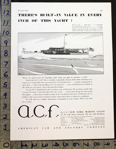 1929 american car foundry - car,