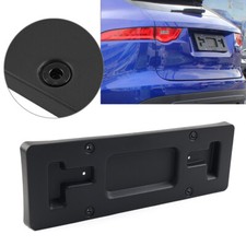Rear License Plate Holder Tag Mount Bracket Fit Jaguar F Pace 2016-2023 Black