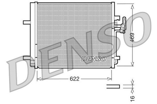 Air conditioning condenser - air,