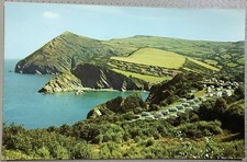 Combe Martin 1969 Caravan Park Great & Little Hangman Ilfracombe Postcard