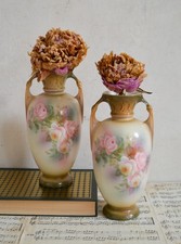 Antique Porcelain Floral Urn