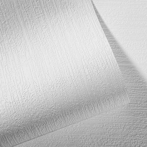 White paintable wallpaper - 3d,