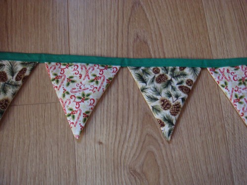Handmade bunting fir cones - handmade,