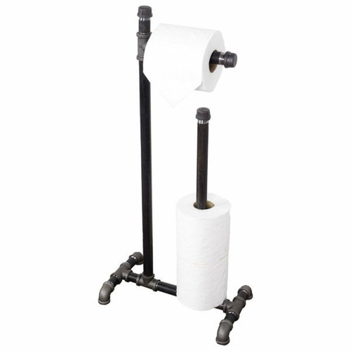 Toilet roll holder with spare - roll,