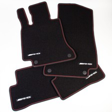 Mercedes-Benz AMG Genuine Floor Mats C Class Coupe C 205 LHD Black/Red New