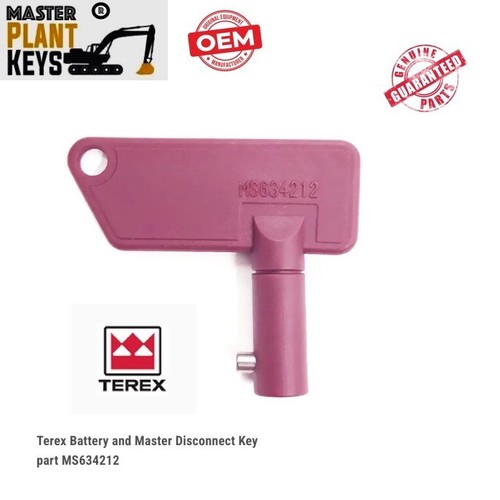 Master plant keys terex - keys,