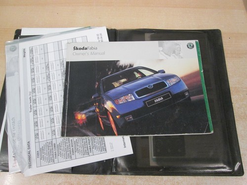 Genuine skoda fabia handbook - skoda,