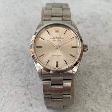 1989 Rolex Air King Precision Oyster Perpetual 5500 34mm Swiss Watch - Full Set