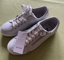 Mustang silver low top ladies - mustang,