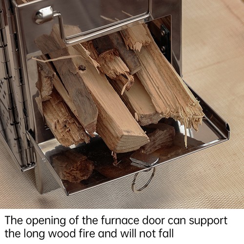 Portable camping wood burning - wood,