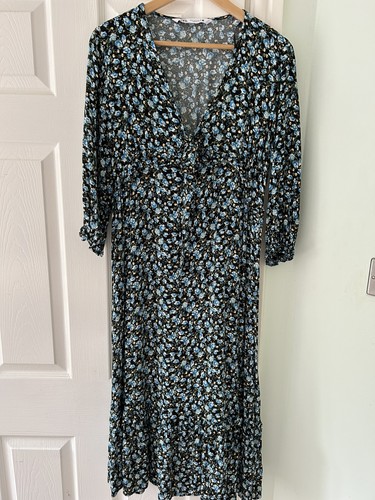 Zara maxi dress ditsy - zara,