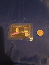 Meteorite card, Stardust from Kalahari Plateau SRC 10 Meteor, sealed.