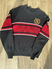 Aime Leon Dore x Porsche 993 Turbo Heritage Crewneck Black Sweater Men’s Size L