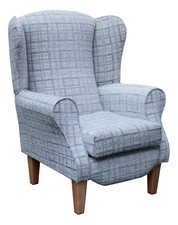 Wingback fireside chair grey - fireside,