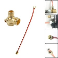 Improved For Air Compressor Parts Copper Exhaust Tube with Check Valve