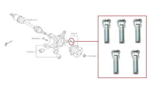 Front wheel hub - 5,