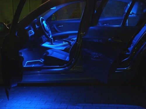 10x led interior lighting blue - lighting,
