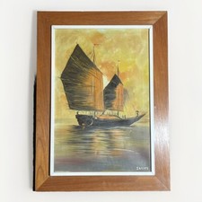 Mid Century Oil Painting of an