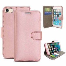 Case For iPhone 6 6s 7 8 Leather Magnetic Card Holder Phone Wallet Flip Cover