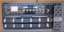 Line 6 Pod X3 Live Multi-Effects Guitar Pedal Amp Modeler Tested Used