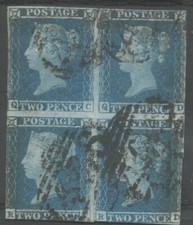1841 two penny - sg,