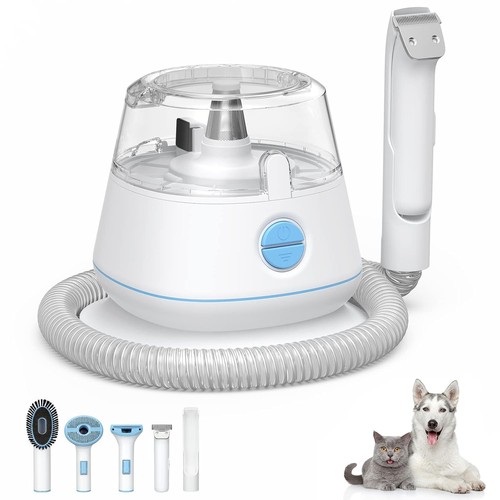 Pet grooming vacuum kit - grooming, cat