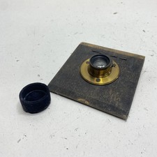 Vintage Brass Barrel Lens with