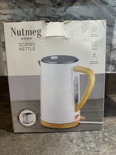 Nutmeg Kettle 1.7L White With