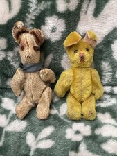 Antique Bear And  Schuco Bunny