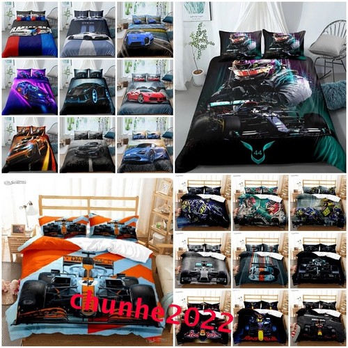 Sports racing car duvet - sports,