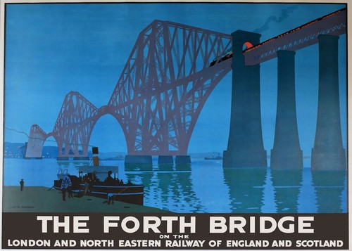 Tx629 vintage forth bridge - forth,