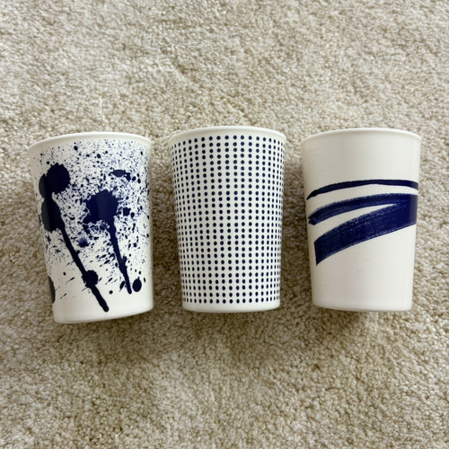 John lewis white blue - white,