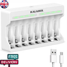 8 Slot Fast Battery Charger /