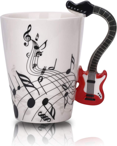 Guitar novelty mug unique - guitar,
