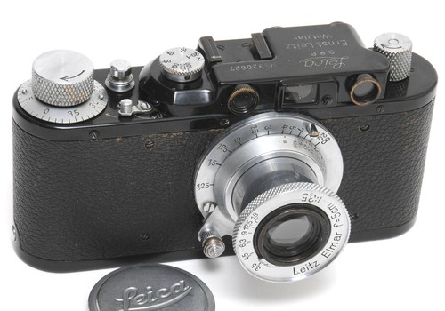Leica black with chromed - black,
