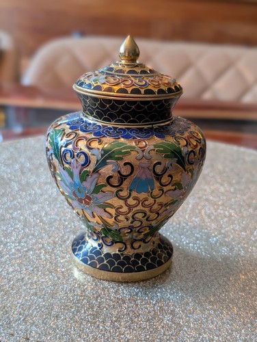 Chinese style enamel - enamel, vintage
