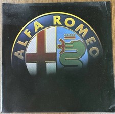 1986-88 Alfa Romeo Quadrifoglio Spider Veloce GTV6 Dealer Sales Brochure Catalog