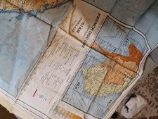 Antique WW2 RAF Escape  Map Of