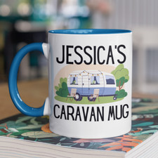 New Personalised Caravan Name Mug Holiday Caravan Home Coffee Cup Gift Present