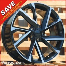 19" VEGA BP Style ALLOY WHEELS X4 - TYRES Fits : SEAT / SKODA PCD: 5x112