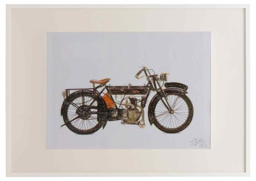 Velocette 1921 framed - velocette,