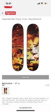 Supreme / Wu-Tang Clan Skateboard Deck