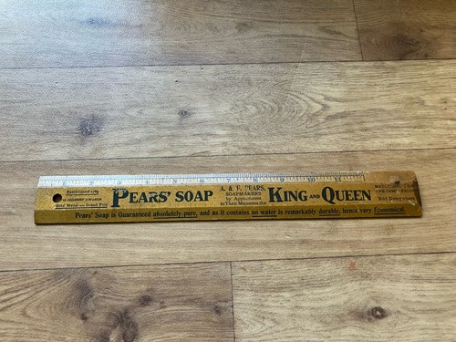Antique pears soap advertising - antique,