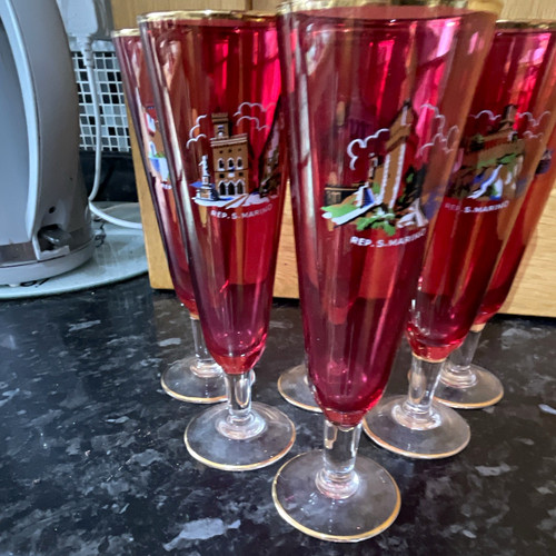 Set red clear - red/clear, wine