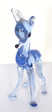 Vintage Murano pale blue fawn