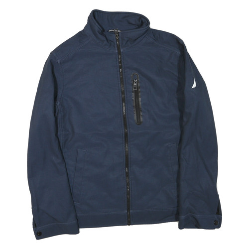 Nautica mens blue zip jacket - jacket, m