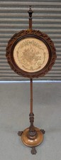 Victorian Rosewood Pole Screen