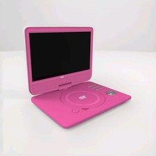 Bush Portable" 10" HD Swivel Screen & Remote Control-Pink- Very Good Condition
